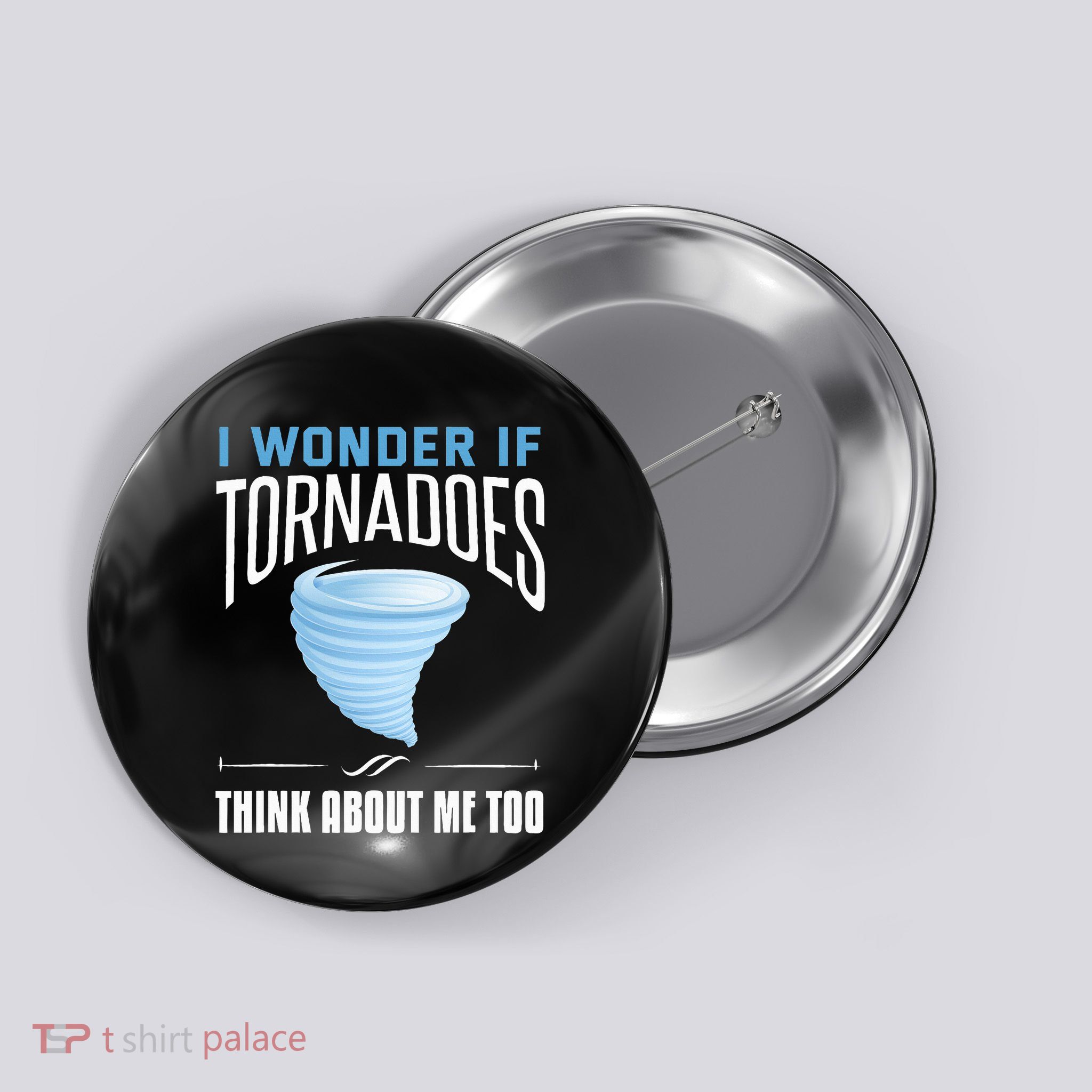 Tornado Funny Storm Chaser Chasing Storms Button