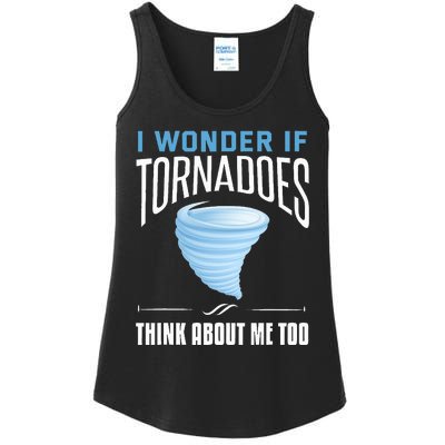 Tornado Funny Storm Chaser Chasing Storms Ladies Essential Tank