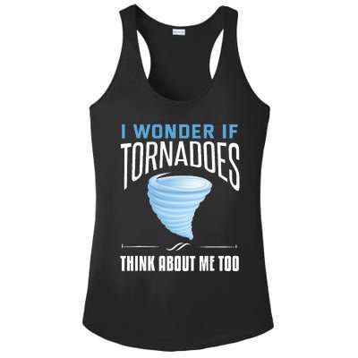 Tornado Funny Storm Chaser Chasing Storms Ladies PosiCharge Competitor Racerback Tank