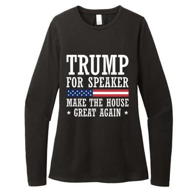 Trump For Speaker House Of Representatives Womens CVC Long Sleeve Shirt