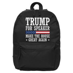 Trump For Speaker House Of Representatives 16 in Basic Backpack