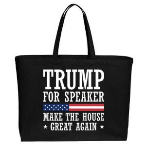 Trump For Speaker House Of Representatives Cotton Canvas Jumbo Tote