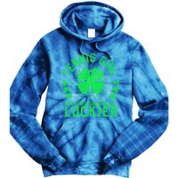 Tennis Funny St Patrick's Day Female Tennis Player Funny Gift Tie Dye Hoodie