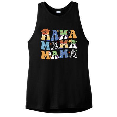 Toy Funny Story Mama Boy Mom Mothers Day Ladies PosiCharge Tri-Blend Wicking Tank