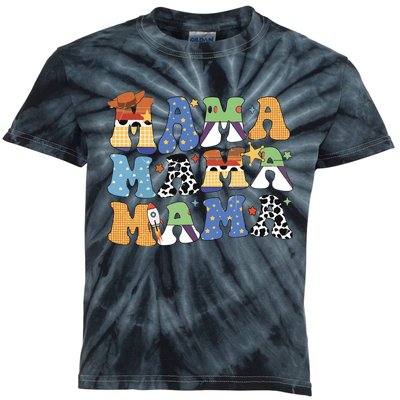 Toy Funny Story Mama Boy Mom Mothers Day Kids Tie-Dye T-Shirt