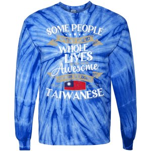 Taiwan Flag Souvenirs For Taiwaneses And Gift Tie-Dye Long Sleeve Shirt