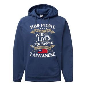 Taiwan Flag Souvenirs For Taiwaneses And Gift Performance Fleece Hoodie