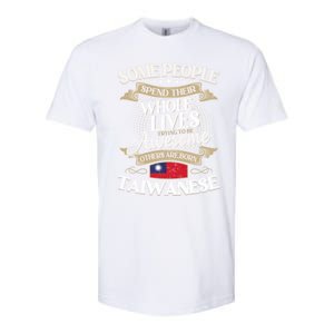 Taiwan Flag Souvenirs For Taiwaneses And Gift Softstyle CVC T-Shirt