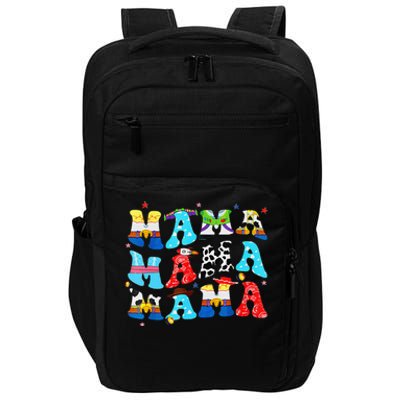 Toy Funny Story Mama Boy Mom MotherS Day Impact Tech Backpack