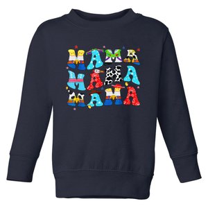 Toy Funny Story Mama Boy Mom MotherS Day Toddler Sweatshirt