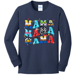 Toy Funny Story Mama Boy Mom MotherS Day Kids Long Sleeve Shirt