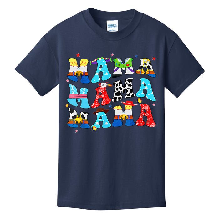 Toy Funny Story Mama Boy Mom MotherS Day Kids T-Shirt