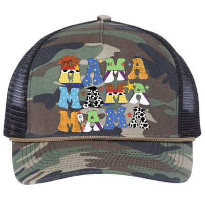 Toy Funny Story Mama Boy Mom MotherS Day Retro Rope Trucker Hat Cap