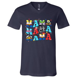 Toy Funny Story Mama Boy Mom MotherS Day V-Neck T-Shirt