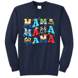 Toy Funny Story Mama Boy Mom MotherS Day Tall Sweatshirt