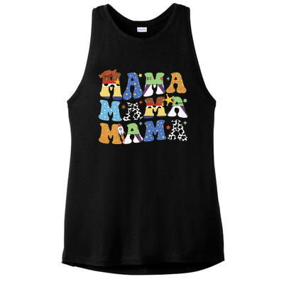 Toy Funny Story Mama Boy Mom Mothers Day Ladies PosiCharge Tri-Blend Wicking Tank