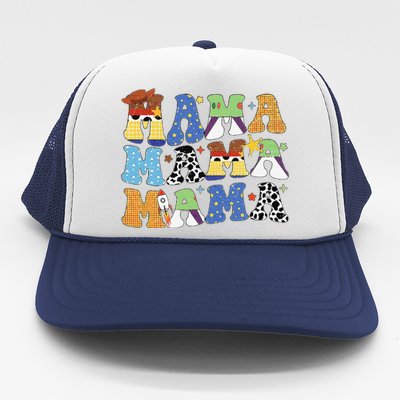 Toy Funny Story Mama Boy Mom Mothers Day Trucker Hat