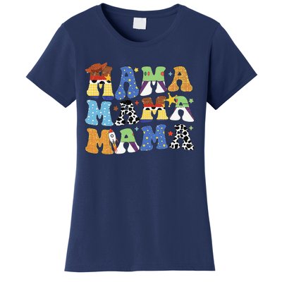 Toy Funny Story Mama Boy Mom Mothers Day Women's T-Shirt