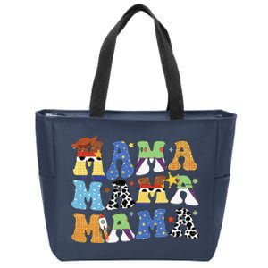 Toy Funny Story Mama Boy Mom Mothers Day Zip Tote Bag