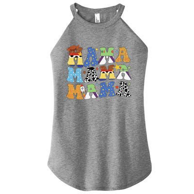 Toy Funny Story Mama Boy Mom Mothers Day Women's Perfect Tri Rocker Tank