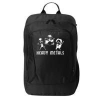 Teacher Funny Saying Heavy Metals Rocks Chemistry City Backpack