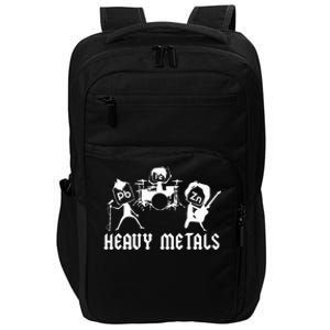 Teacher Funny Saying Heavy Metals Rocks Chemistry Impact Tech Backpack