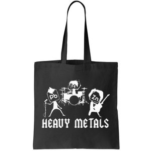 Teacher Funny Saying Heavy Metals Rocks Chemistry Tote Bag