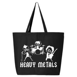 Teacher Funny Saying Heavy Metals Rocks Chemistry 25L Jumbo Tote