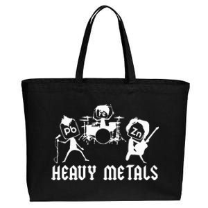 Teacher Funny Saying Heavy Metals Rocks Chemistry Cotton Canvas Jumbo Tote