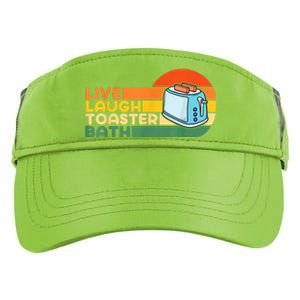 Trendy & Funny Saying Live Laugh Toaster Bath Inspirational Adult Drive Performance Visor