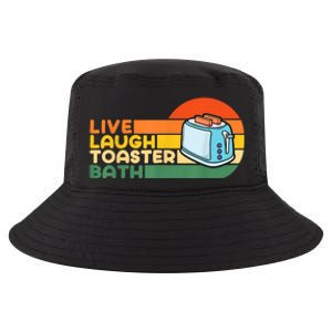 Trendy & Funny Saying Live Laugh Toaster Bath Inspirational Cool Comfort Performance Bucket Hat