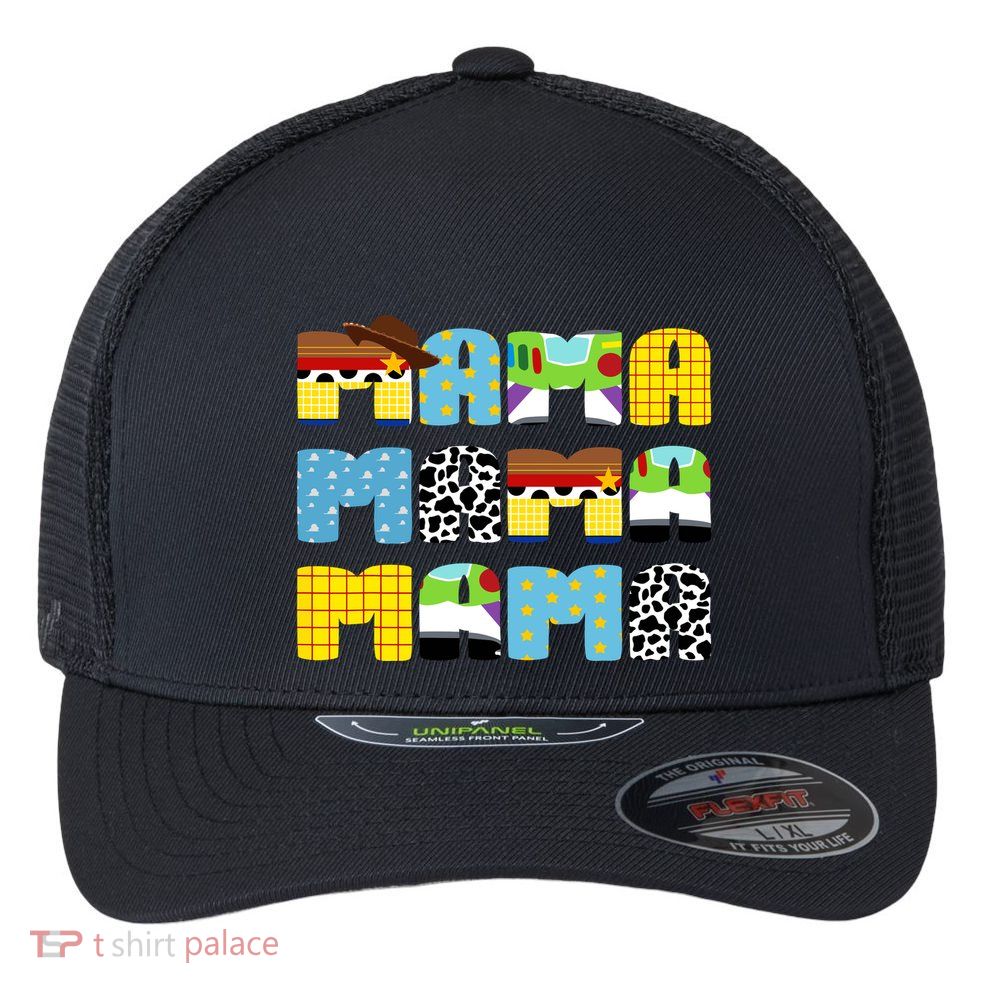 Toy Funny Story Mama Mom Mothers Day Flexfit Unipanel Trucker Cap