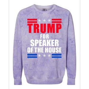 Trump For Speaker Of The House Colorblast Crewneck Sweatshirt