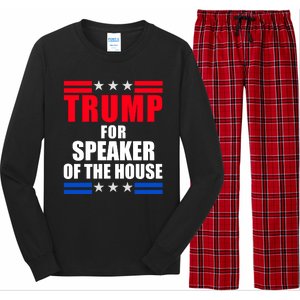 Trump For Speaker Of The House Long Sleeve Pajama Set