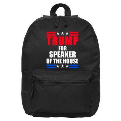 Trump For Speaker Of The House 16 in Basic Backpack
