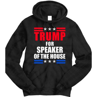 Trump For Speaker Of The House Tie Dye Hoodie