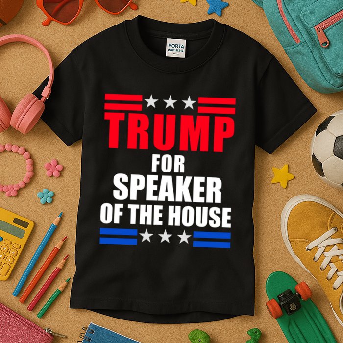 Trump For Speaker Of The House Kids T-Shirt
