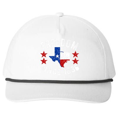 Texas Freedom Since Snapback Five-Panel Rope Hat