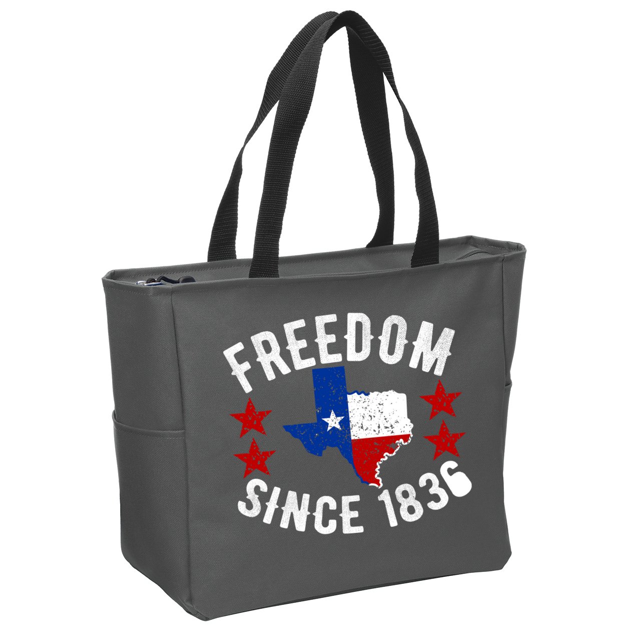 Texas Freedom Since Zip Tote Bag