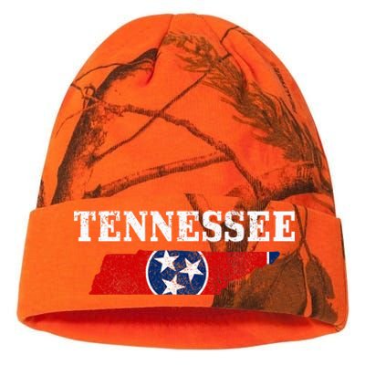 Tennessee Flag State Map Pride Vintage Nashville Tn Kati Licensed 12" Camo Beanie