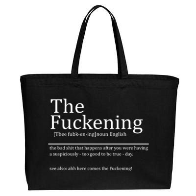 The Fuckening Sarcastic Definition Cotton Canvas Jumbo Tote