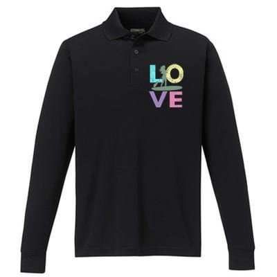 Top Fun Stand Up Paddle Board Love 2 Performance Long Sleeve Polo