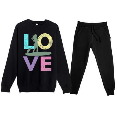 Top Fun Stand Up Paddle Board Love 2 Premium Crewneck Sweatsuit Set