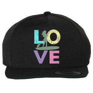 Top Fun Stand Up Paddle Board Love 2 Wool Snapback Cap