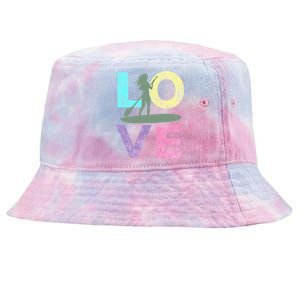 Top Fun Stand Up Paddle Board Love 2 Tie-Dyed Bucket Hat