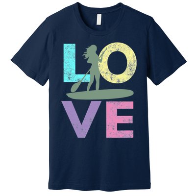 Top Fun Stand Up Paddle Board Love 2 Premium T-Shirt