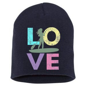 Top Fun Stand Up Paddle Board Love 2 Short Acrylic Beanie