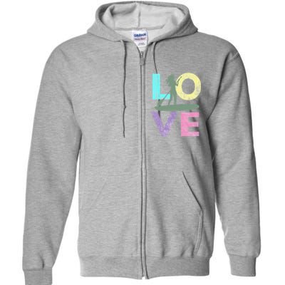 Top Fun Stand Up Paddle Board Love 2 Full Zip Hoodie