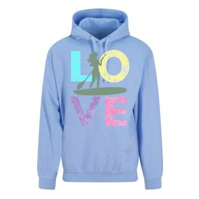 Top Fun Stand Up Paddle Board Love 2 Unisex Surf Hoodie