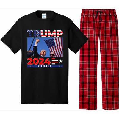 Trump Fight Shot 2024 Pajama Set